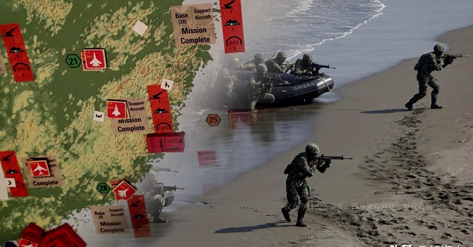 中美若在台海发生冲突，复杂局势下的深度解析，中美台海局势深度解析，冲突的可能性与复杂影响