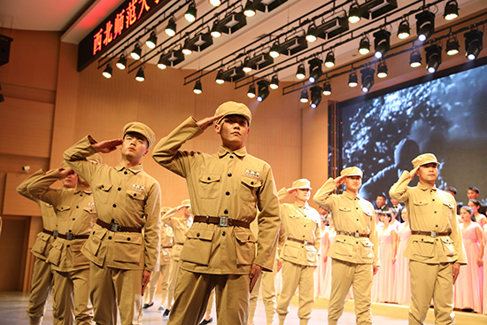 学生合唱志愿军军歌,团结的力量与青春的热情,学生合唱志愿军军歌,青春热情与团结力量共融的旋律