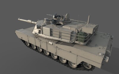 M1A2艾布拉姆斯三维模型，深度探究与解析，M1A2艾布拉姆斯三维模型深度解析