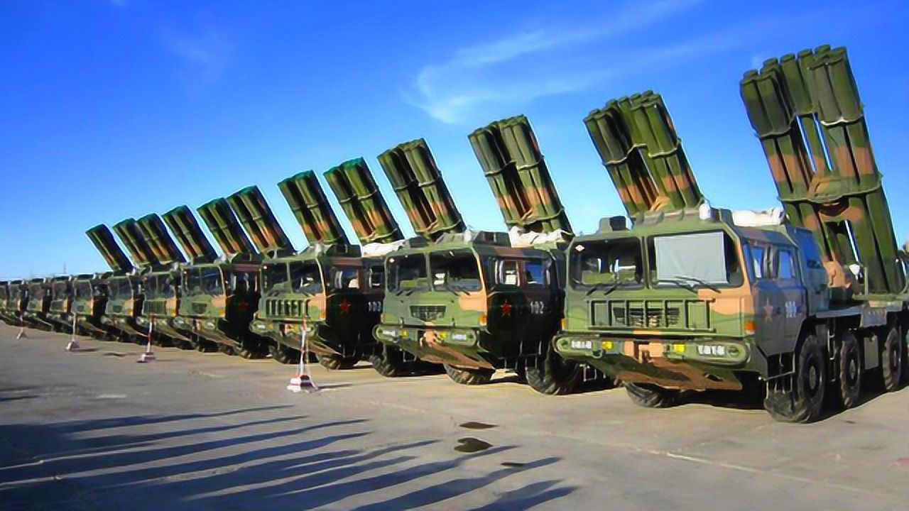中国火箭炮发射车数量概览,中国火箭炮发射车数量概览,揭秘庞大车队实力