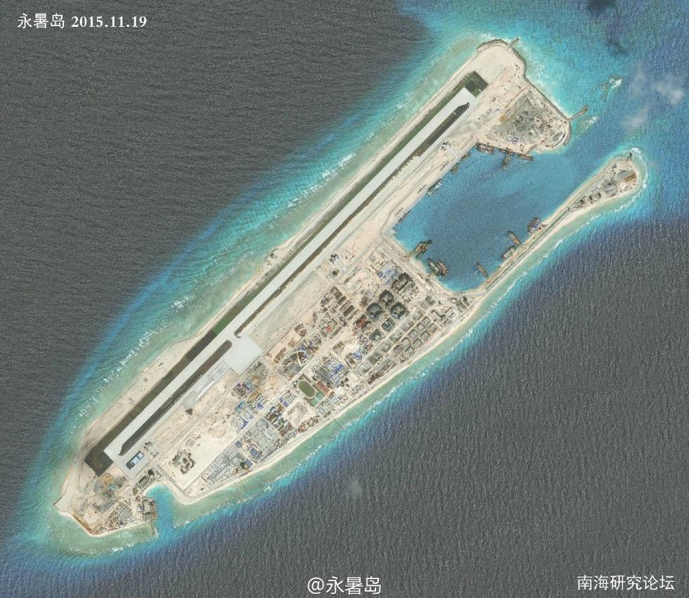 南沙永暑礁图片,揭示中国南海重要战略支柱的壮丽面貌,南沙永暑礁图片展示,中国南海战略支柱的壮丽面貌