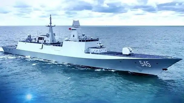 海军054B护卫舰首舰今日正式入列,开启新时代海军建设新篇章,海军054B护卫舰首舰正式入列,开启海军新时代建设篇章