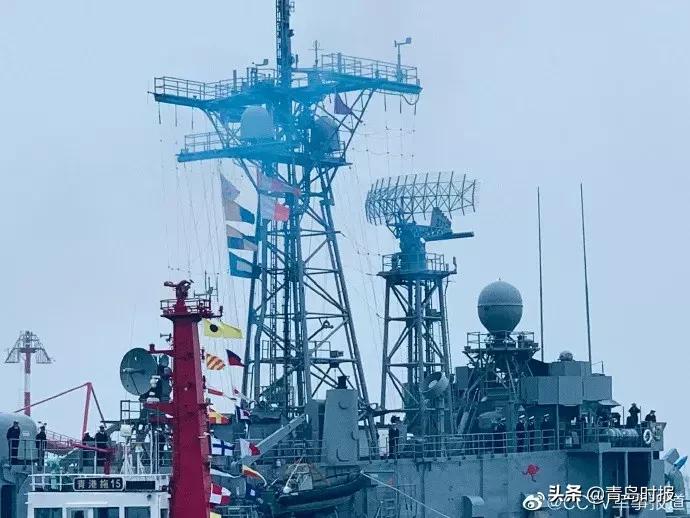 海军138舰，强大的实力展现，海军实力展示，138舰的壮丽阵列
