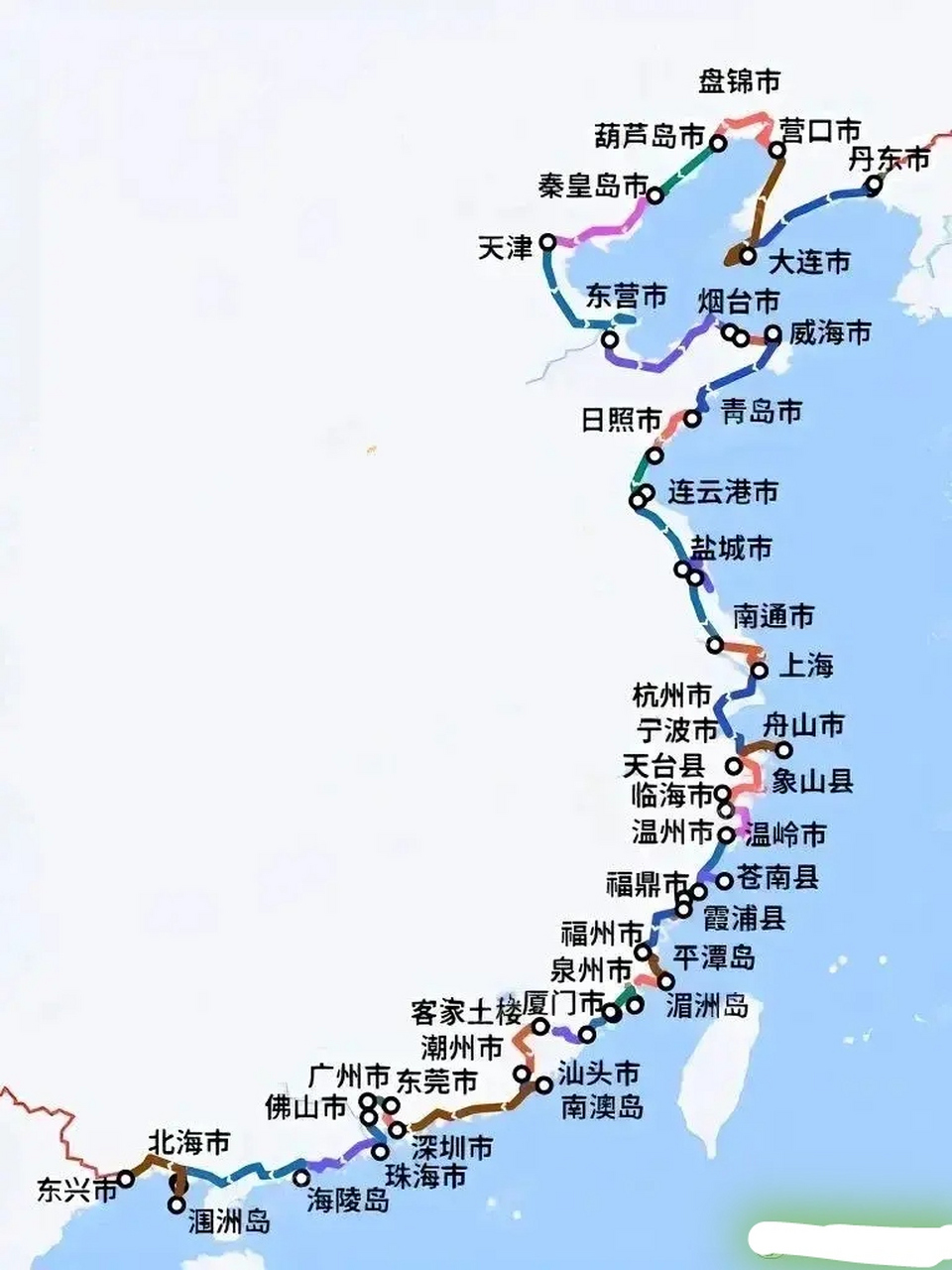 中国沿海地图高清版大图,揭示海洋之美的秘密,中国沿海高清地图大揭秘,海洋之美的秘密全景展示