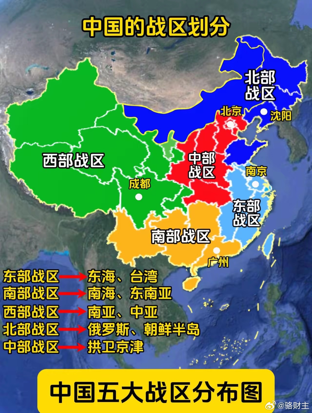 中国战区的新格局，当下几大重要战区概览，中国战区新格局概览，几大重要战区简述