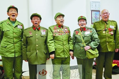 抗美老兵唱志愿军战歌，英雄之歌与历史的回响，抗美老兵唱响志愿军战歌，英雄之歌与历史的回音