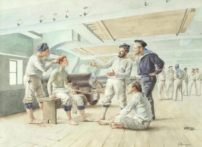 古斯塔夫巨炮绘画作品，战争与艺术之间的交汇点，战争与艺术交汇，古斯塔夫巨炮绘画作品赏析