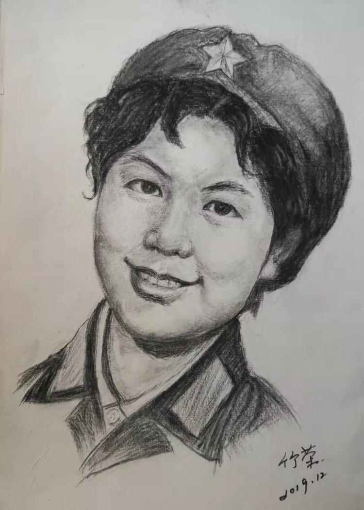 中国女兵油画图片，展现英勇形象与艺术魅力，中国女兵英勇形象与艺术魅力油画欣赏