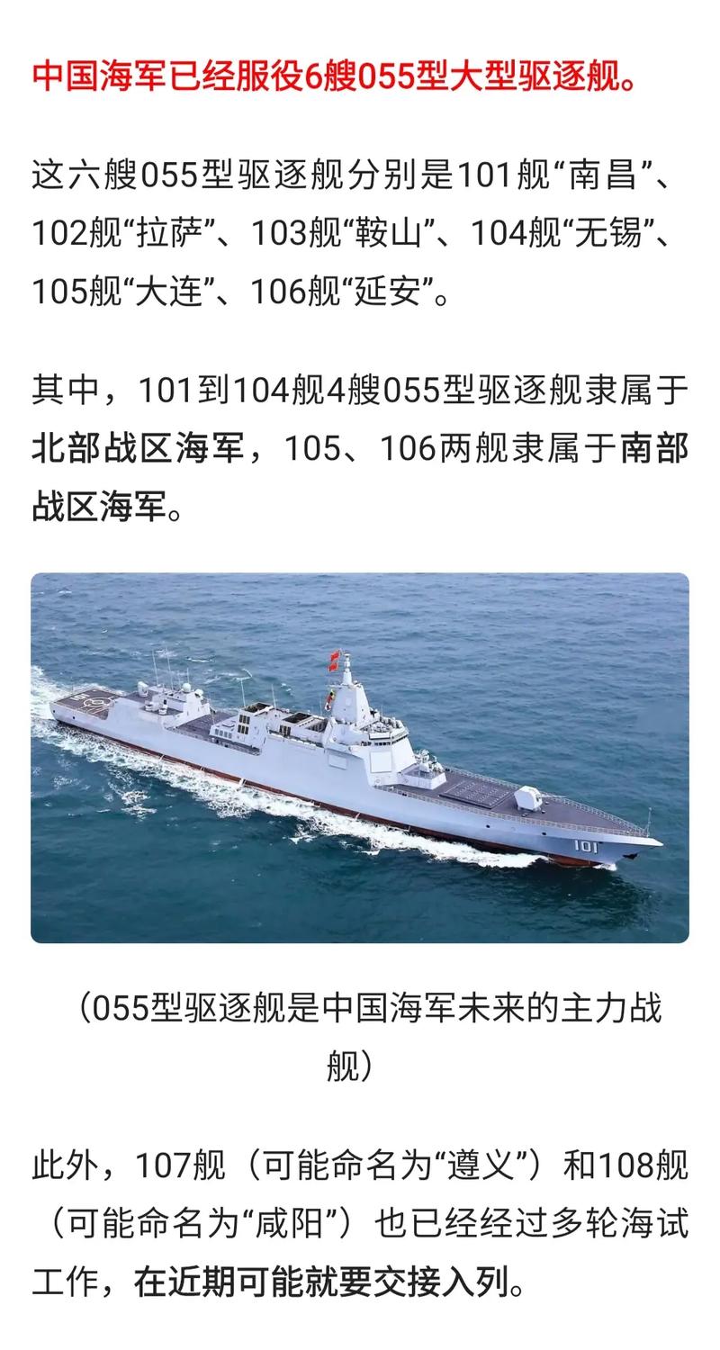 关于我国海军舰艇的发展,八艘055型驱逐舰是否已正式服役?,我国海军舰艇发展动态,八艘055型驱逐舰正式服役探究