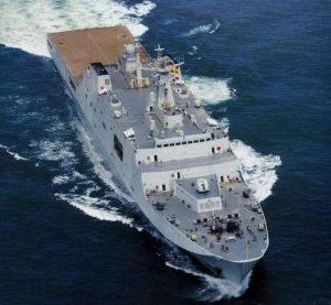 昆仑山舰服役,中国海军力量的新里程碑,昆仑山舰服役,中国海军力量的全新里程碑